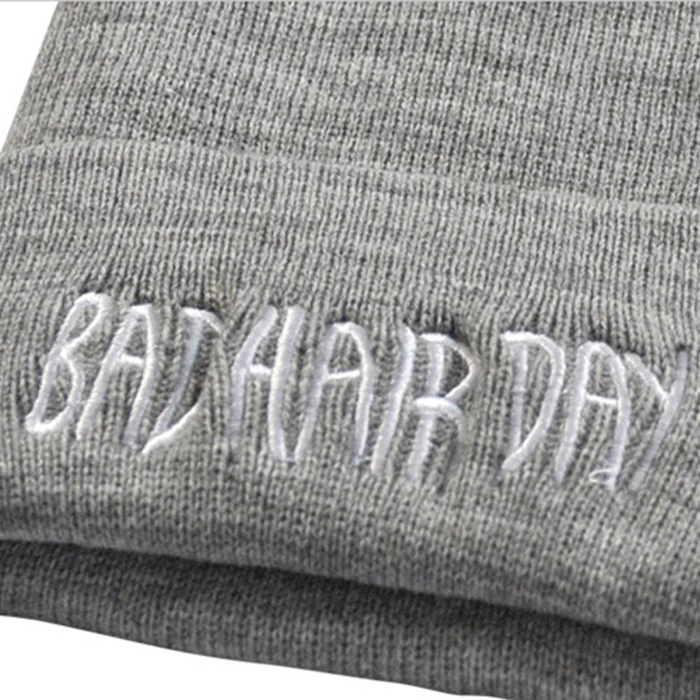 Unisex Warm Winter Fashion Bad Hair Day Wrap Head Cap Wool Hat Hip-hop Knit Beanie Hats