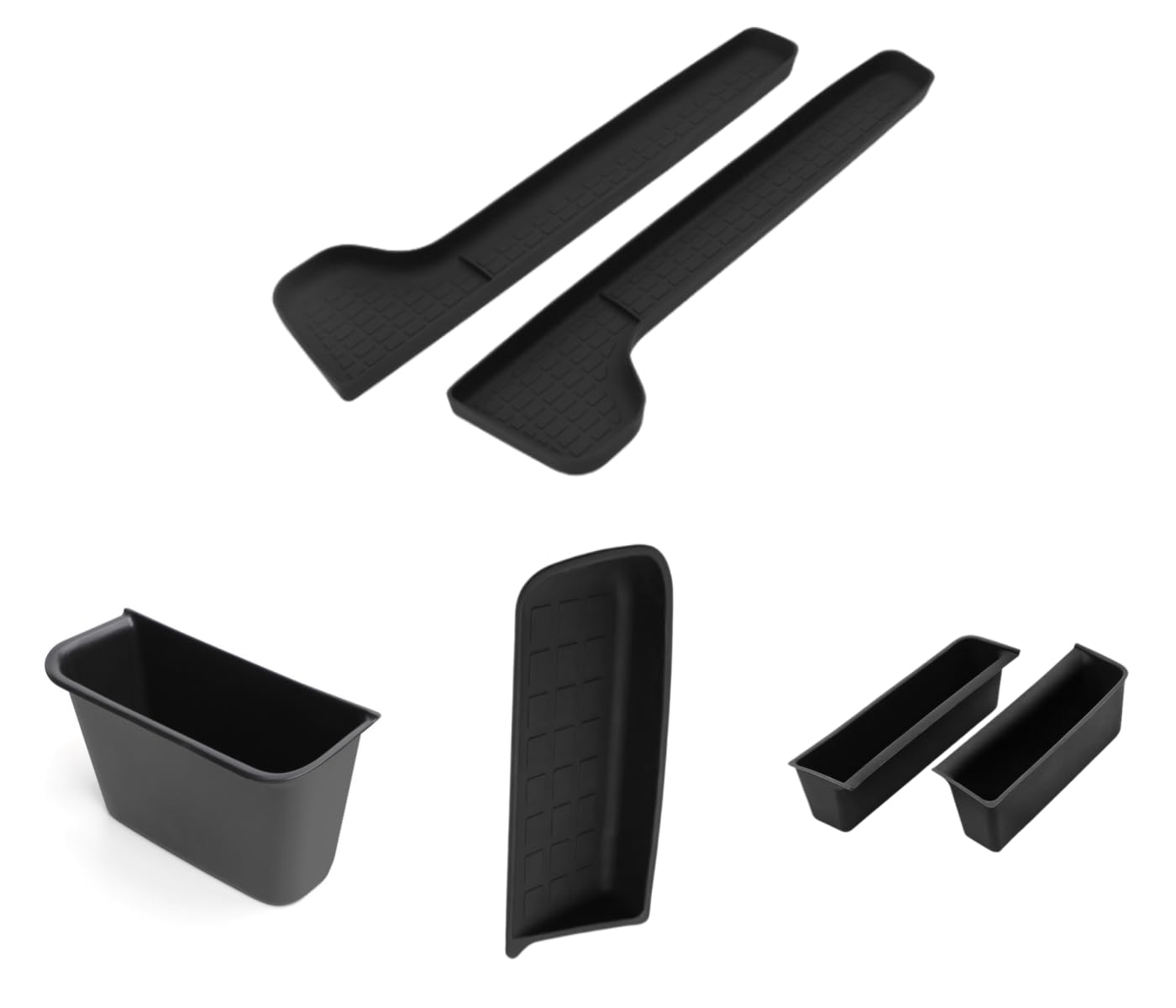 Aobexalt Passenger Seat Open Tray Set for Honda Custom 3rd Generation and Includes Side Door Passenger Seat Open Tray Steering Wheel Storage and Mat чёрный