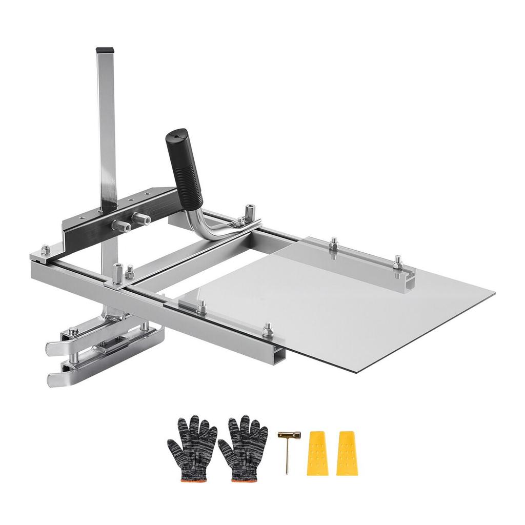 Chainsaw Mill, Portable Sawmill Fits 41-51 Cm Planking Milling Bar, Lumber Cross Cutting Guide Chain Saw with Shield, 0.2-11.81 In Cutting Thickness,
