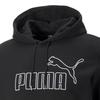 Puma Solid Color Brand Logo Hoodie Men Hoodies Black 675743-01