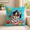 Food SSamyang BBuldak Cushion Cover Soft Short Plush SkinFriendly Cushion Case for MultiScene Use