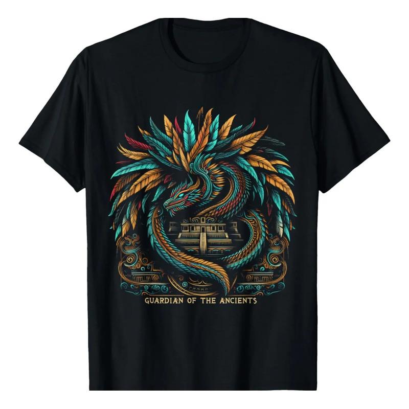 Dios Azteca Quetzalcoatl Serpiente Emplumada Dios Serpiente S разноцветный