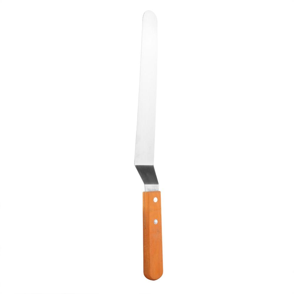 Food Grade Cake Spatula Stainless Steel Blade Palette Knife Durable Icing Spatula  Cake Decorating