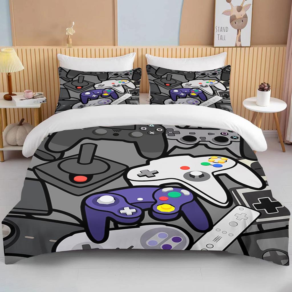 10 Sizes 3D Gamepad Bedding Set Custom Kids Boys Teens Video Game Duvet Cover For Youth New Game Controller Bedspread
