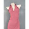 Export Single Stylish Beautiful All-Match Halterneck V-neck New Sheath Fish Tail Figure Flattering Trailing Fashion Socialite Dress