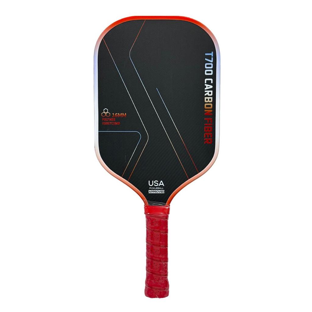 Paletă Pickleball din Fibră de Carbon T700 cu Glazură Texturată Pânză, Grosime 16 mm, Calitate Profesională pentru Competiție.
