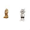 Lion Astronaut Sculpture Statue Collectible Tabletop Ornament Art Figurine Decorative for Office