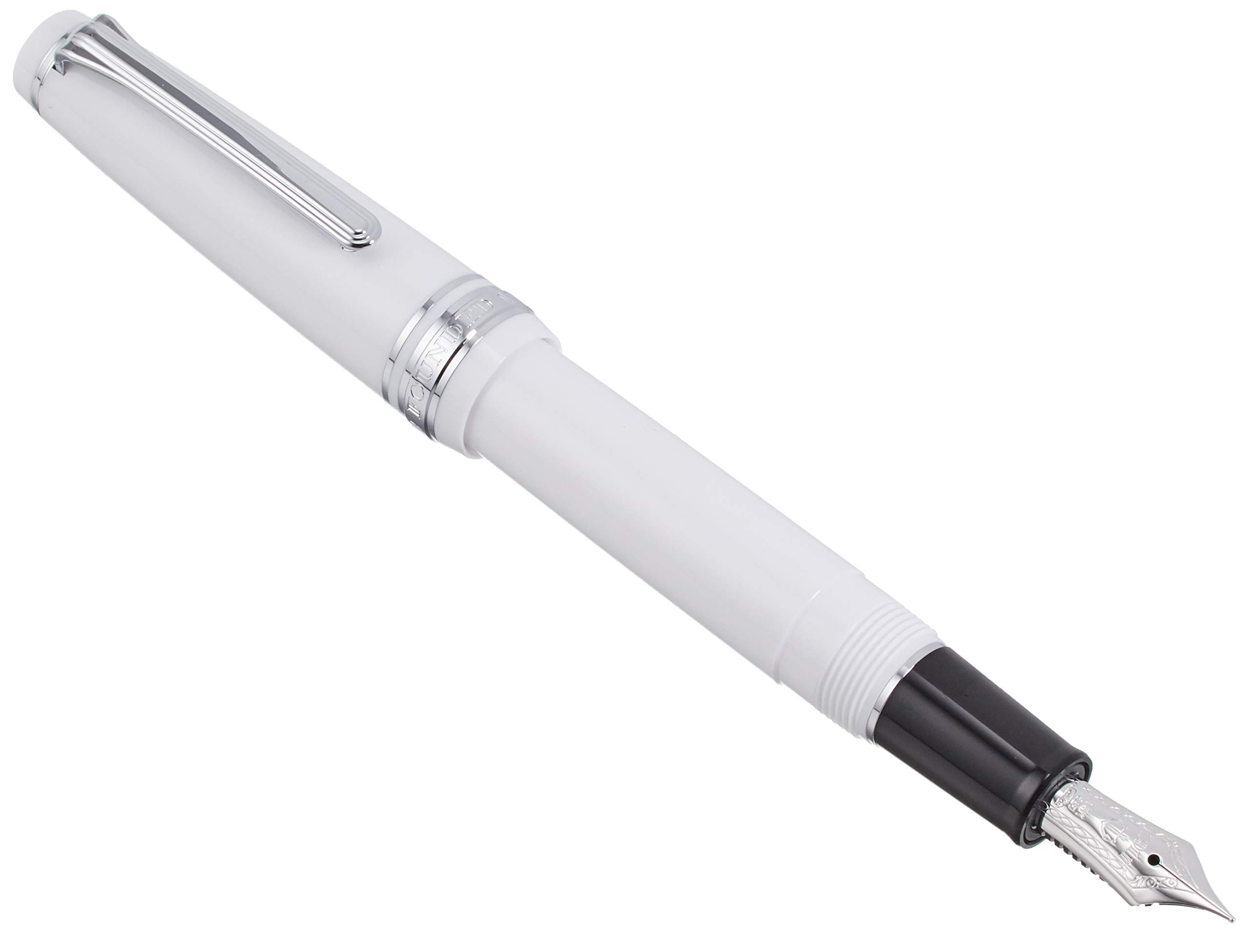 

Перьевая ручка Sailor Professional Gear Slim Silver White Medium Fine 11-1222-310