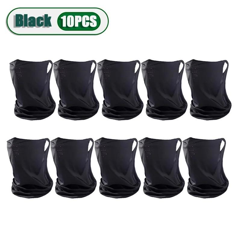 Summer Sunscreen Ice Silk Mask Neck UV Protection Face Cover Sunscreen Face with Brim Outdoor Cycling Sun Protection Hats Caps