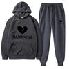 2025 Trendy European & American Spring/Autumn Hoodie & Sweatpants Fashion Set