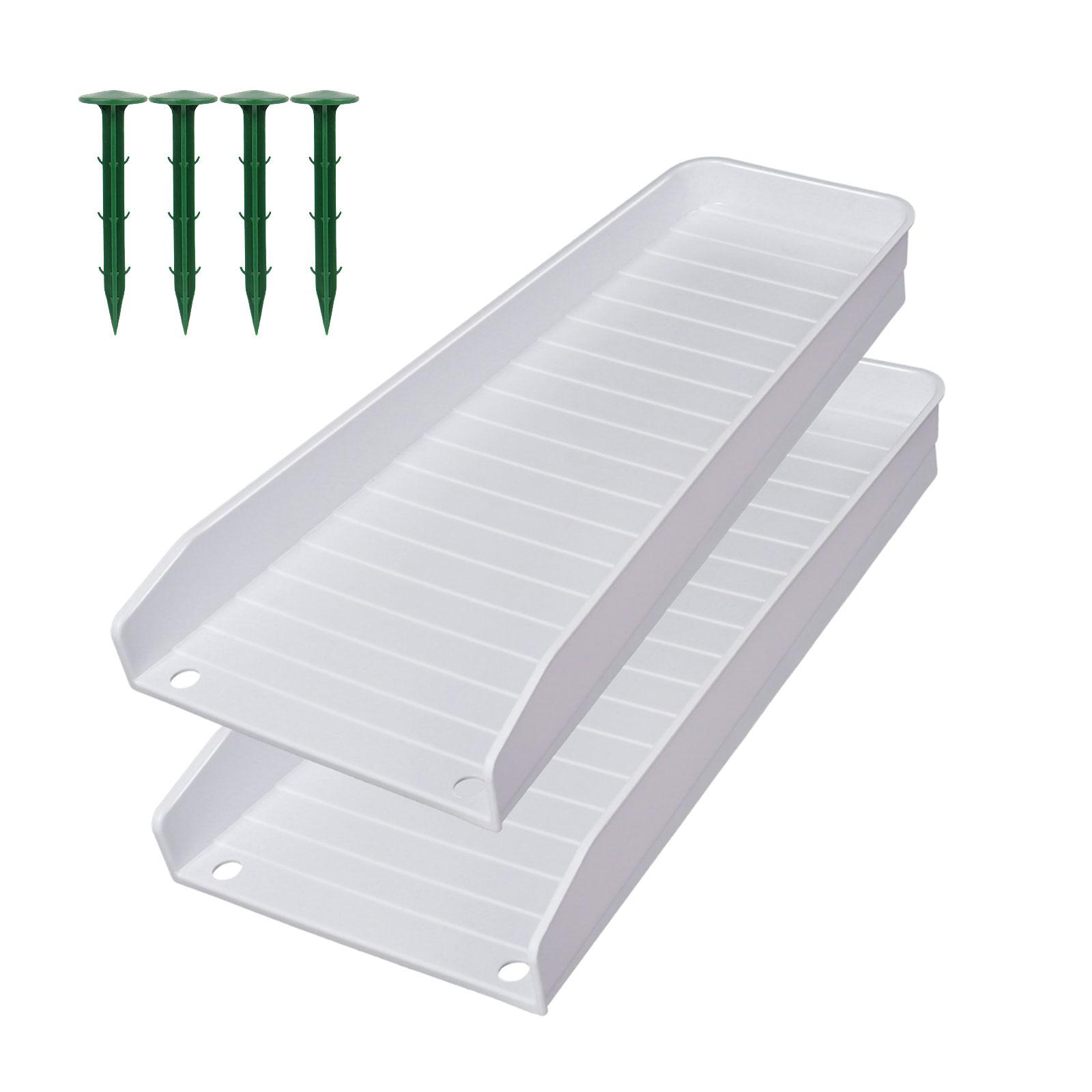 Downspout Splash Block Gutter Downspout Extensions Extra Long Rainwater Drainage