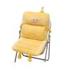 Plush Office Seat Cushion Soft Cartoon Seat Pad with Lumbar Pillow And Back Support Non-Slip Rocking Chair Cushion for Dorm Floor Car Office Patio