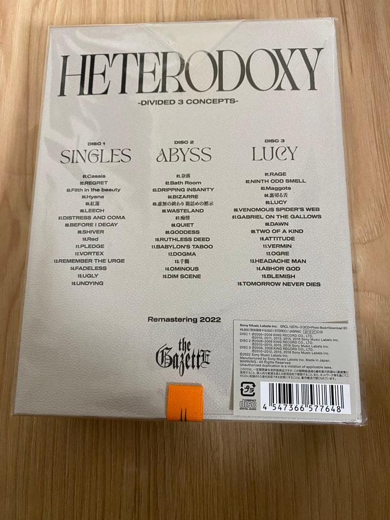 [USED] THE GazettE 20TH ANNIVERSARY BEST ALBUM…