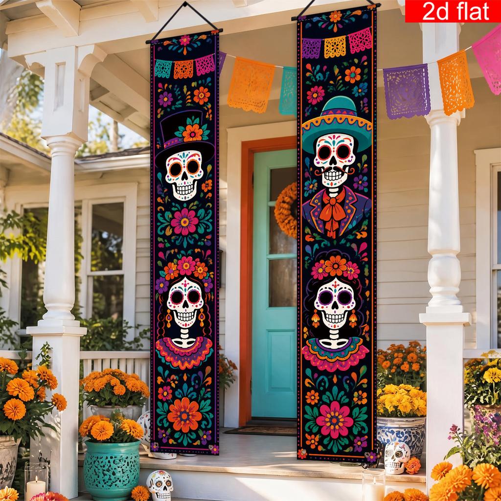 Banner 2pcs Set Party Decor for Porch