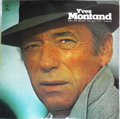 LP Record YVES MONTAND  Dans Son Dernier One Man Show Int ECPJ7 EPIC 1972 Japan Pop Used
