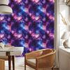 Watercolor Galaxy Wallpaper In Violet, Blue, Indigo and Plum 50x1000