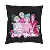 Golden Girls Pattern Pillow Case Home Decorative Sitcom Tv Show Cushions Throw Pillow For Car Double-Sided Printing