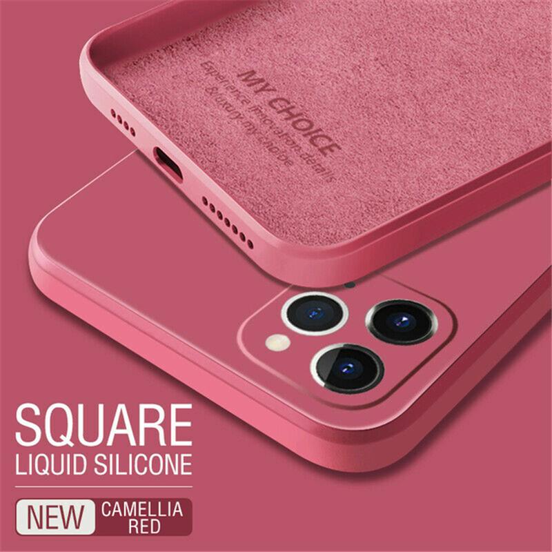 Skin Feel Liquid Silicone Case For Xiaomi Redmi Note 12 11 10 Pro 11S 10S A1 10C 10A 9T Poco X4 X3 NFC M4 M3 Pro 4G 5G Shockproof Square Soft Cover