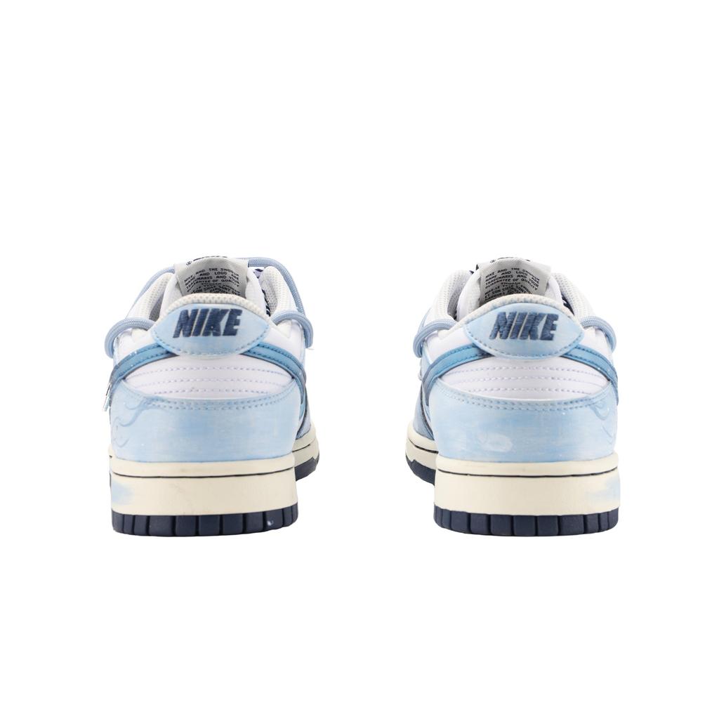 Nike Dunk Son Of Fresh Look Abrasion Resistant Skateboard Shoes Men's White Blue IM2222-101(Team626-)