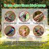 2 Rolls Bird Scare Tape Double Sided Holographic Flash Reflective Bird Tape Deterrent Visual Audible Bird Repellent Devices 4