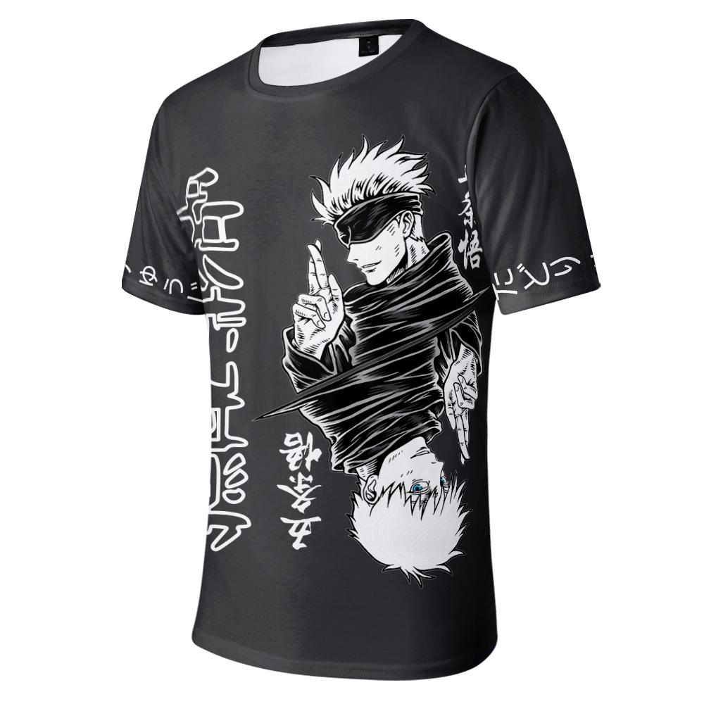 Jujutsu Kaisen Anime Tshirt Hip Hop Men Women Cartoon Print Top Tees Harajuku Tshirts Fashion Summer T-shirt