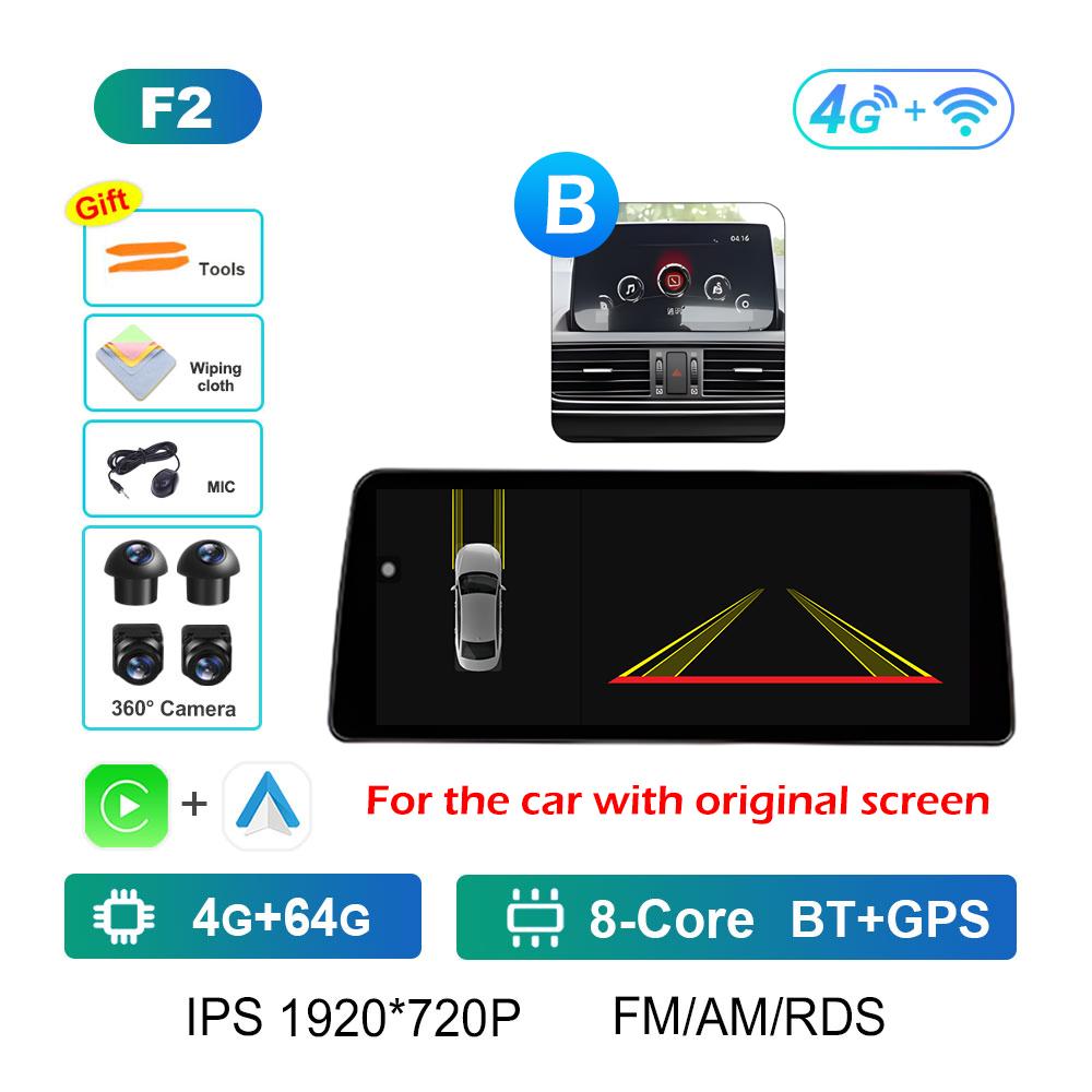 Wireless Carplay Android OS for Mazda CX4 2016 2017 2018 2019 - 2021 DSP Stereo Car Video Multimedia Radio Player Cooling Fan 4G