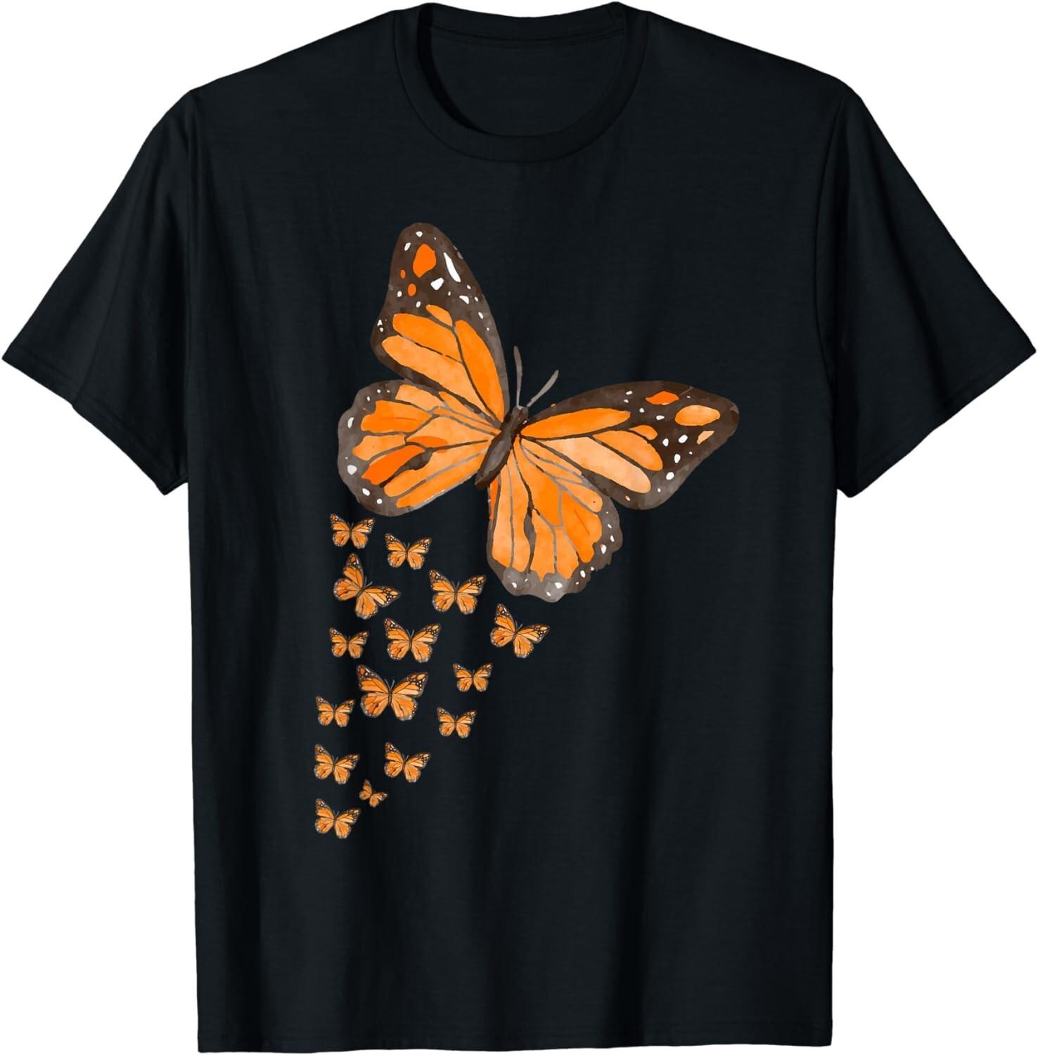 Monarch Butterfly Butterfly Lovers Gift Unisex T-Shirt S разноцветный