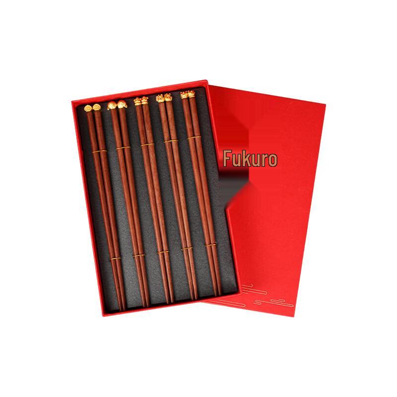 Ruhan Red Sandalwood Chopsticks Gift Set