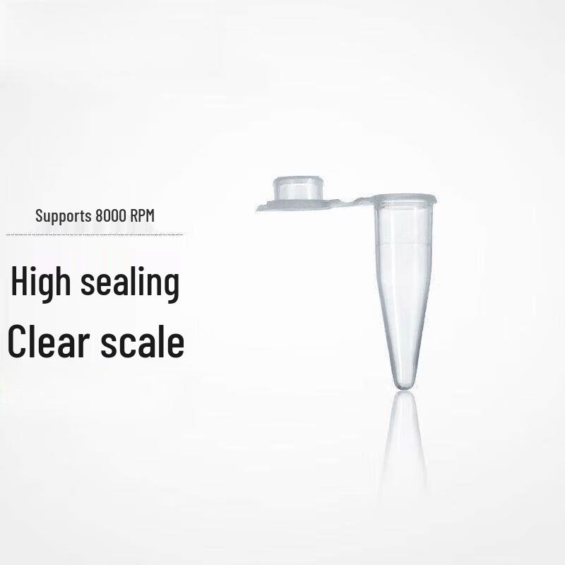 Aokewen 0.2mL Conical Centrifuge Tubes with Hinged Cap