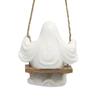 Sculpture Car Decor Pendant Resin Ghost Ornaments Cute Ghost Swing Pendant  Rearview Mirrors