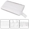 Curtain Pleat Tape 30 Meter Pleater Tape with 50Pcs S Shape Plastic Curtain Pleater Hooks White Curtain Heading Tape