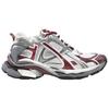 Balenciaga Runner Casual Shoes Men's White Gray Red 772774W3RMU9069