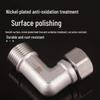 OIMG Thickened 1/2-Inch Swivel Elbow Connector