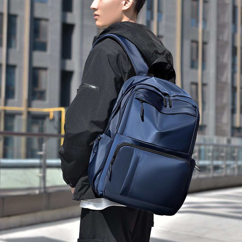 Affärsryggsäck Herr Stor Kapacitet Reseryggsäck Vattenavvisande Datorväska