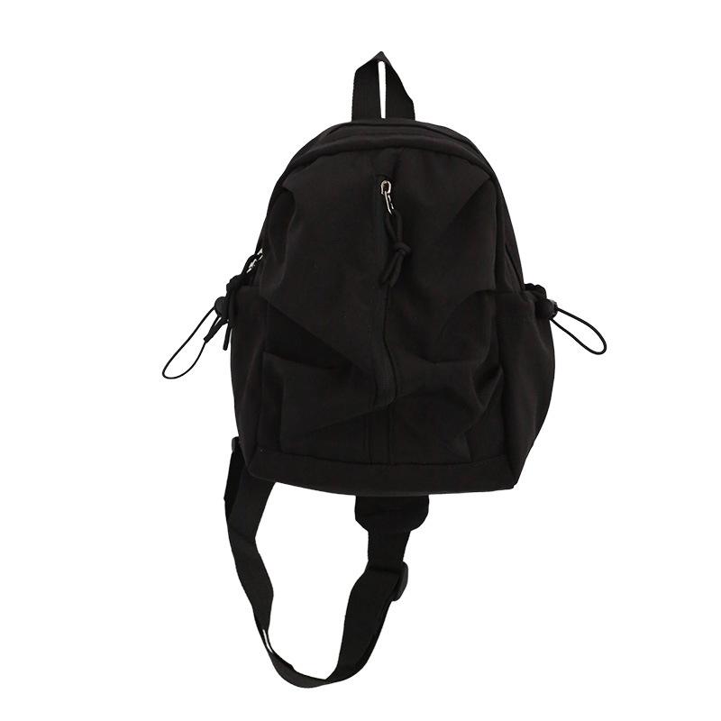 Casual messenger bag Simple and versatile men's and women's outdoor sports breast bag Large capacity student shoulder messenger bag