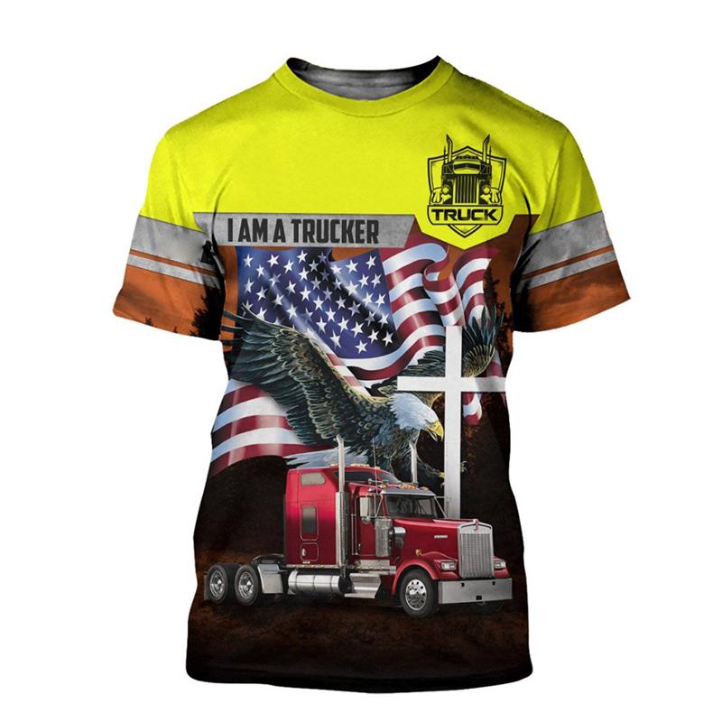 New Man Clothing Summer Tough Guy Style Men's T-shirt Clothing 3D Printed Retro Casual Short Sleeve Oversized O-neck 5XL