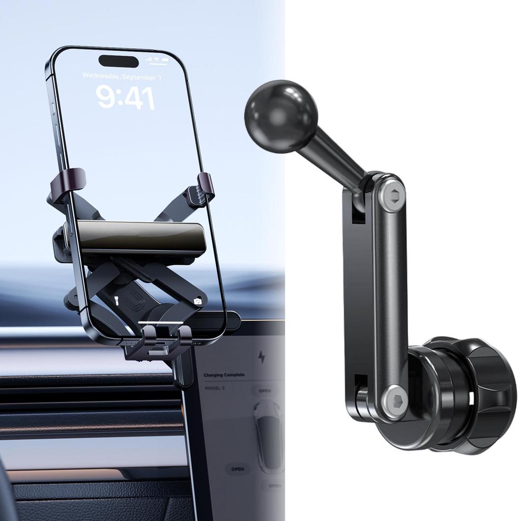 Phone Holder Extension Arm 7mm Ball Joint Adapter Adjustable Car Mount Extension Arm For Air Outlet Vent Clamp Cradle Truck Auto