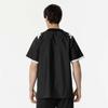 Volleyball wear BASIC Short-sleeved training top V2MEB530 Unisex Black x White M