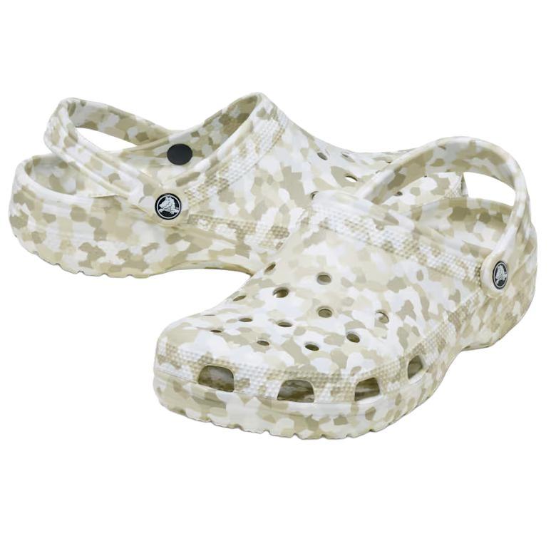 Crocs Confetti Trendy Comfortable Clogs Unisex Footwear Light-Brown 212462-2MT