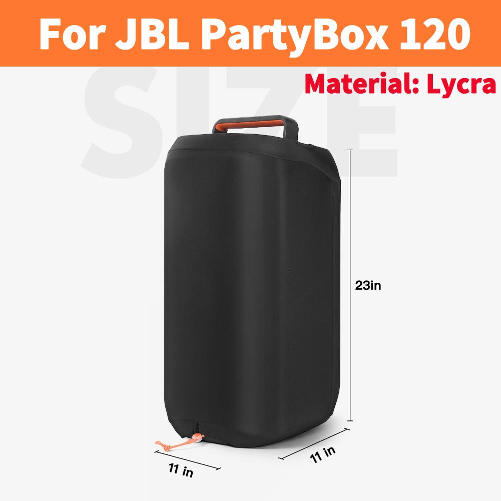

Speaker Dust Cover For JBL PartyBox 1000/720/710/520/320/310/120/Ultimates Black Speaker Case Travel Protective Storage Sleeve