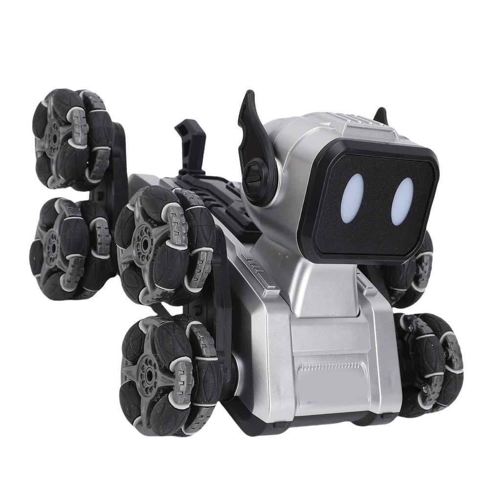 Robot Dog Toy Remote Control Car 8 Wheels Transforming Function Smart RC Stunt Robot Toy Dog for Kids