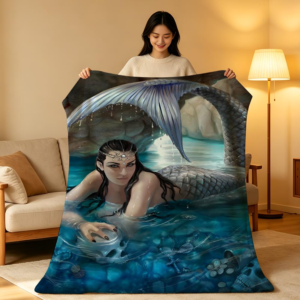 Artist A-Anne S-Stokes C-Collection Throw High-Density Short Plush Blanket Soft Skin-Friendly for Sofa Nap Room