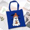 Halloween Halloween Printed Canvas Bag Lazy Style Trend Student Leisure Shoulder Bag Large Capacity