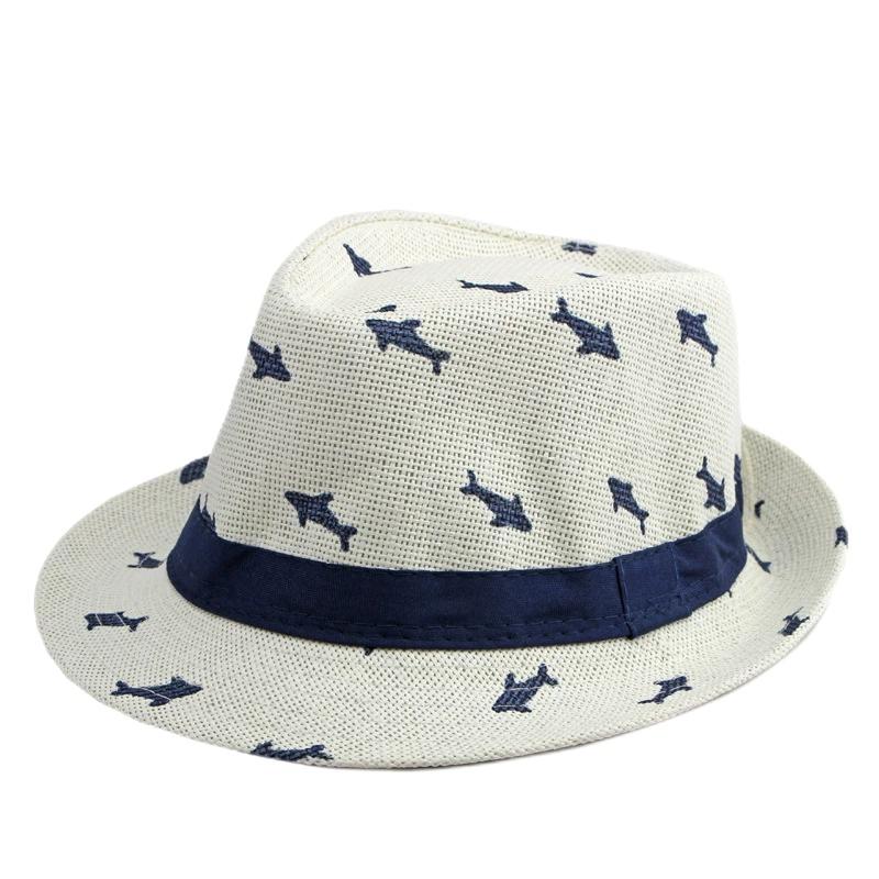 2025 New Korean Trendy Sun Hats British Top Hat Women's Men's Grometric Straw Hat Belt Jazz Hats Couple Beach Hat Fedoras Cap