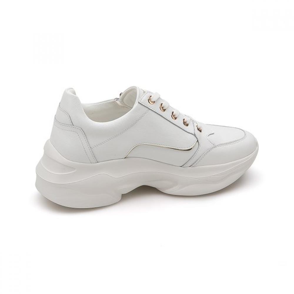 Misope Women Zip Decoration Sneakers 012210701 6cm 2color