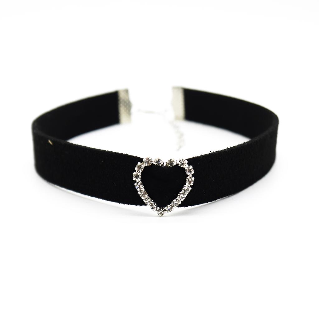 Necklace Choker Heart Collar Jewelry Accessories