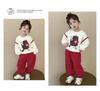 Toddler Girl Autumn Cartoon Sweatshirt and Jogger Pants Set