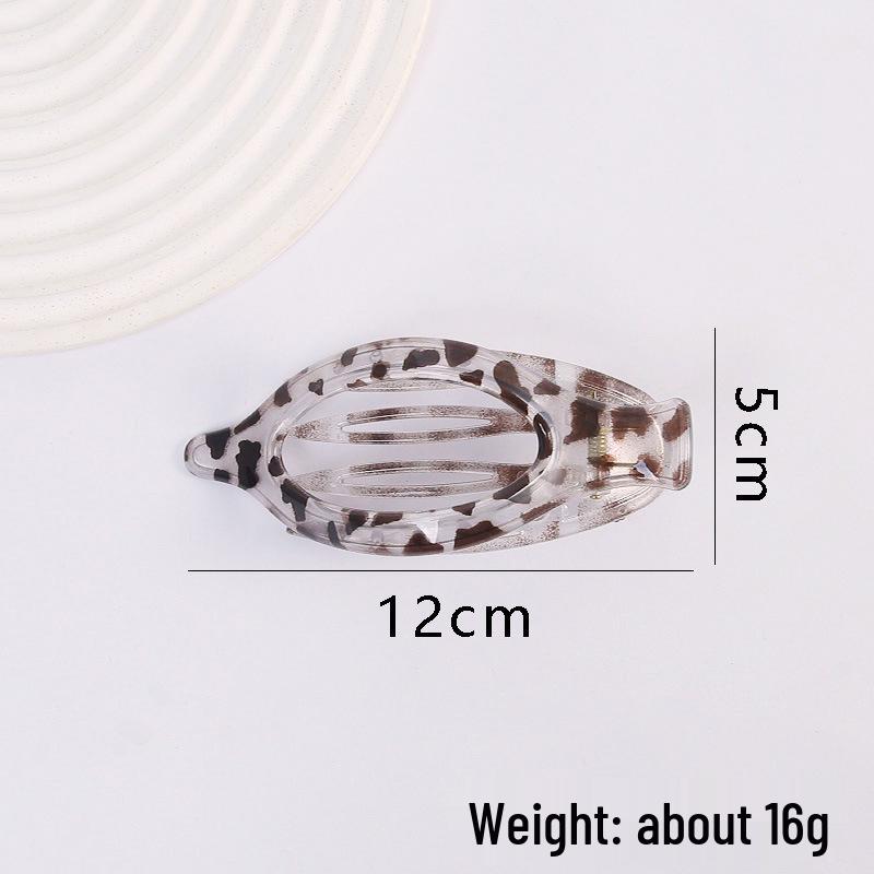 French Retro Shark Hair Clip - Lightweight Updo Accessory