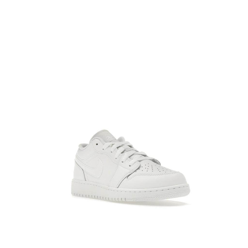 Air Jordan 1 Low GS Triple White 2023 Kinder-Sneaker 553560-136