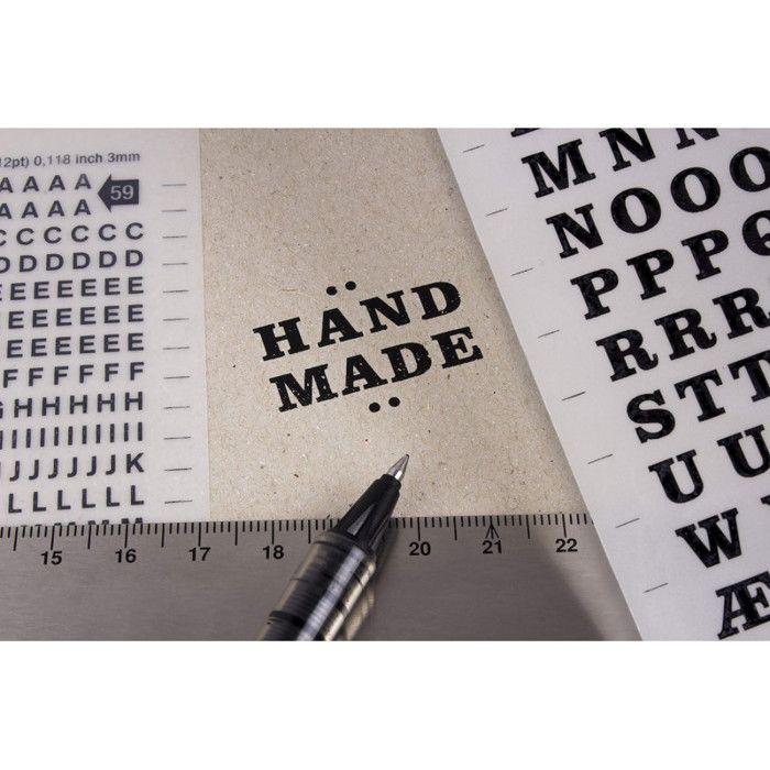 Lettres Et Chiffres Transfert - Agipa - N°4 - Blanc - 6mm - Pochette 1 Feuille